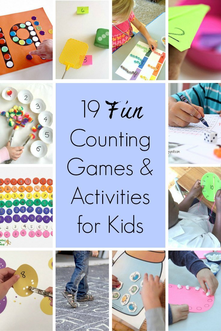 19 Fun Counting Games and Activities for Kids: In order to learn about money, kids first need number recognition and know how to count. But how to make it fun? Here are 19 fun counting games and activities for kids.