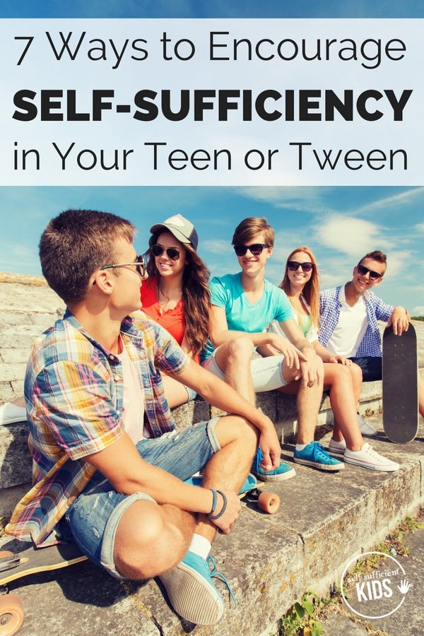 Not sure how to encourage self-sufficiency and independence in your tween and teen? This advice can help!
