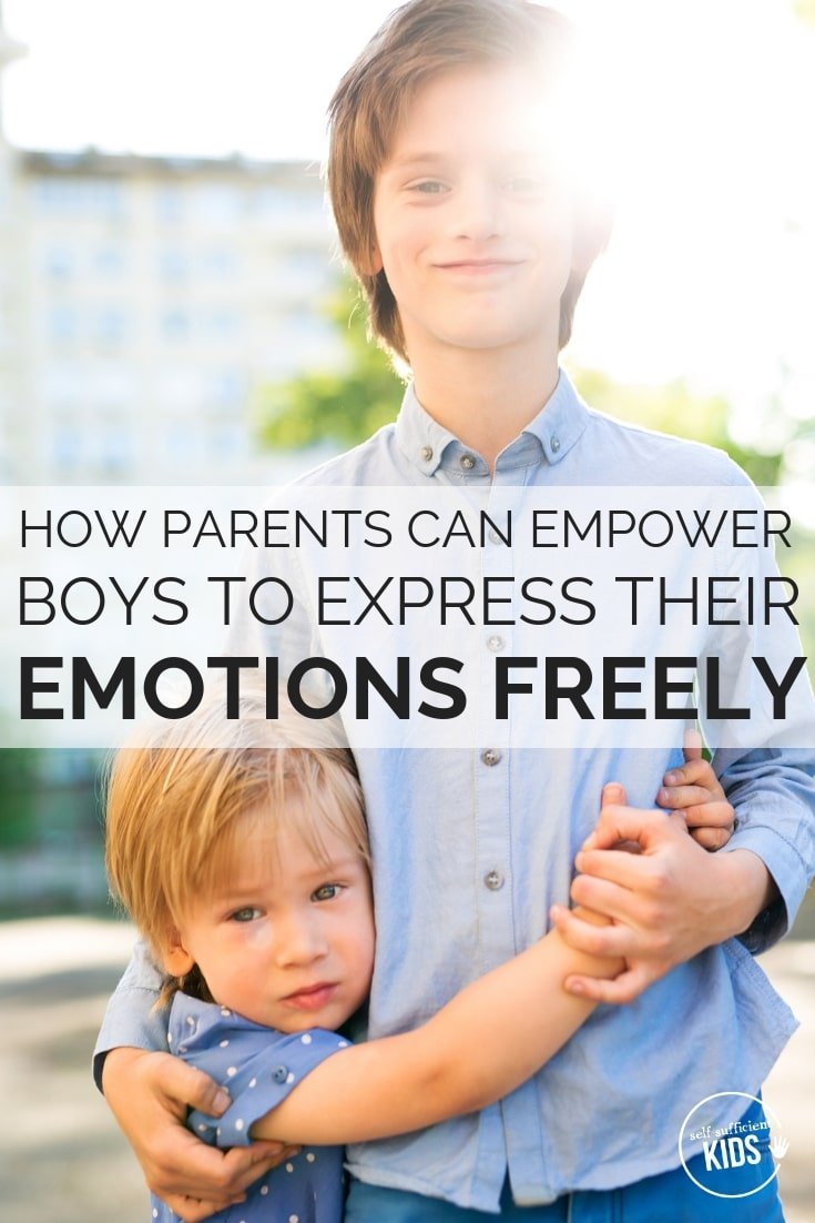 After a tragic event left her family devastated and emotionally handicapped, a mother shares how she's raising boys to openly express their emotions. #raisingboys #boysemotions