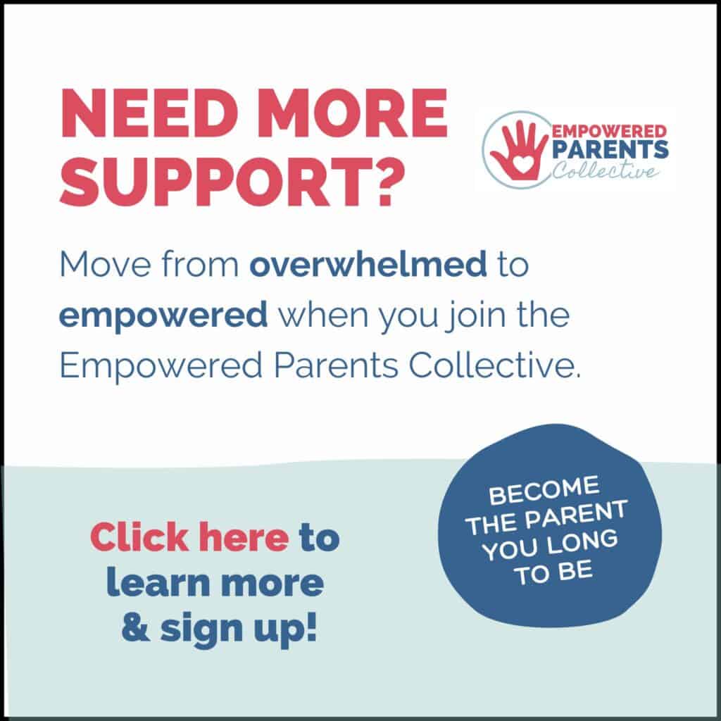 Ad for the empowered parents collective