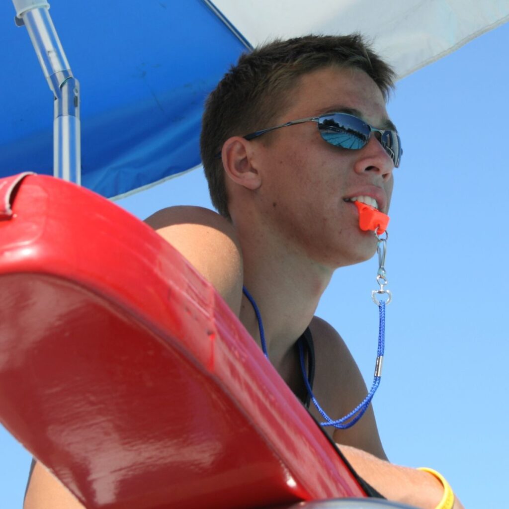A teen lifeguard
